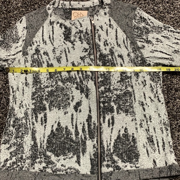 Chaser Burnout Moto Sweater Jacket S - Picture 7 of 10